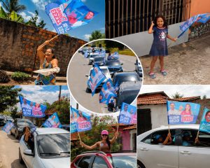 Detinha e Aldir Júnior demonstram força política em grande carreata na Zona Rural de São Luís